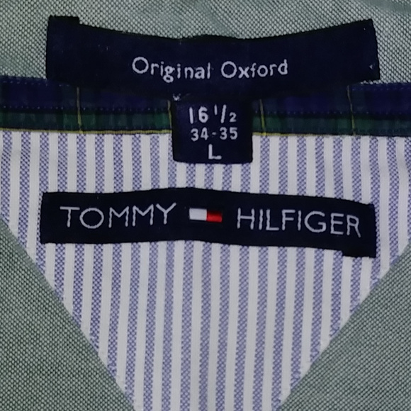 Tommy Hilfiger Original Oxford Button Down Shirt L - Picture 5 of 8